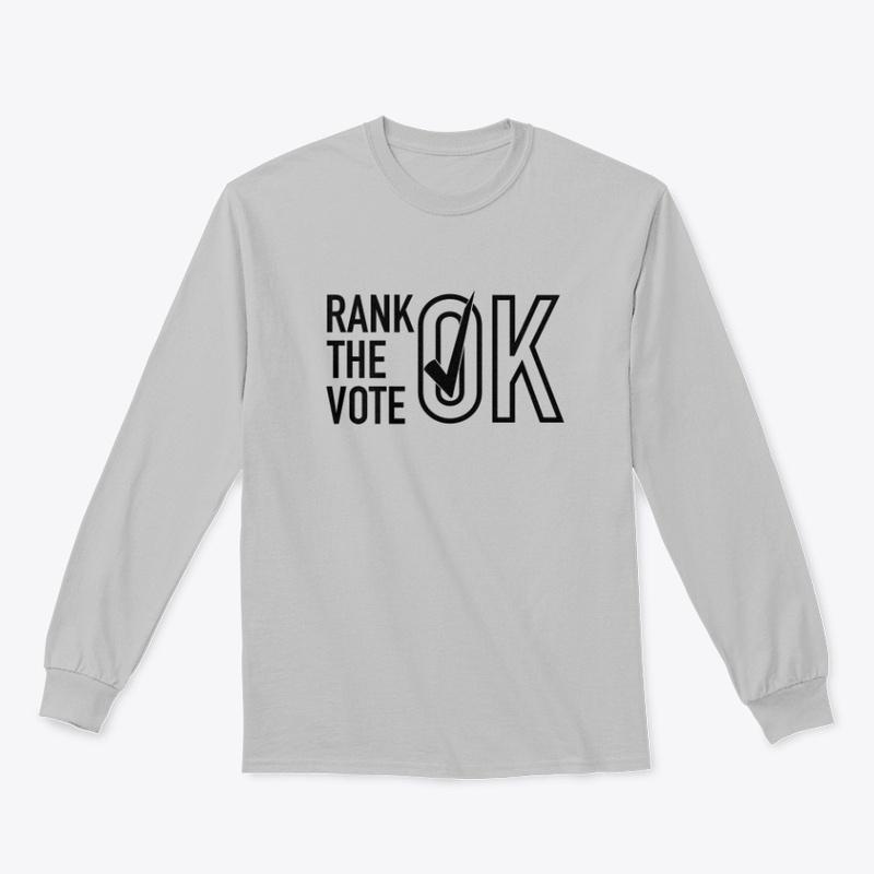 Rank the Vote OK T-Shirt (Black Logo)