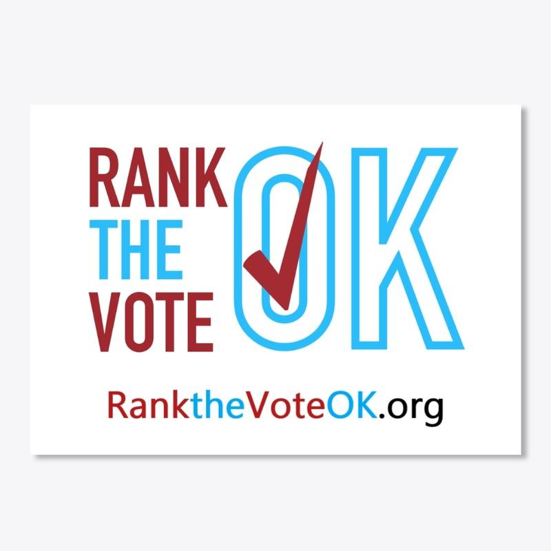 Rank the Vote Support Sticker